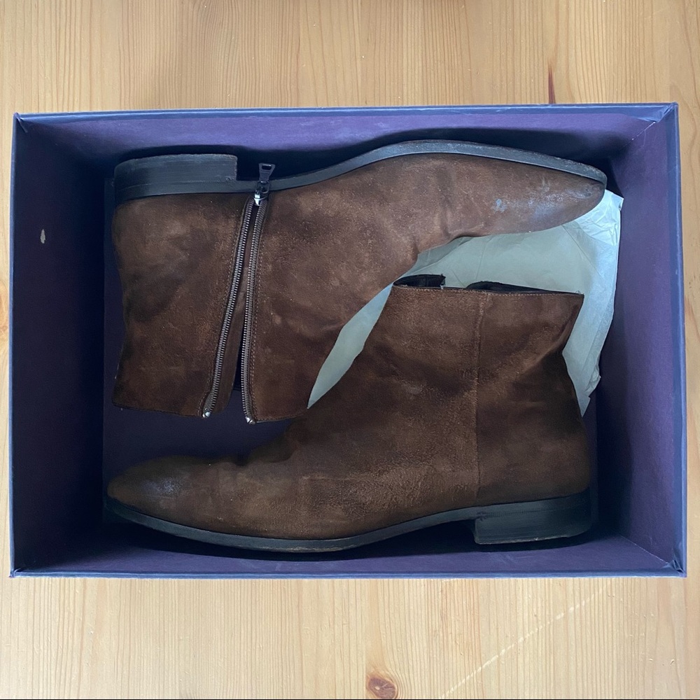 Prada Half Boof Ankle Zip Up Men’s Size 7.5 Retail: $1390